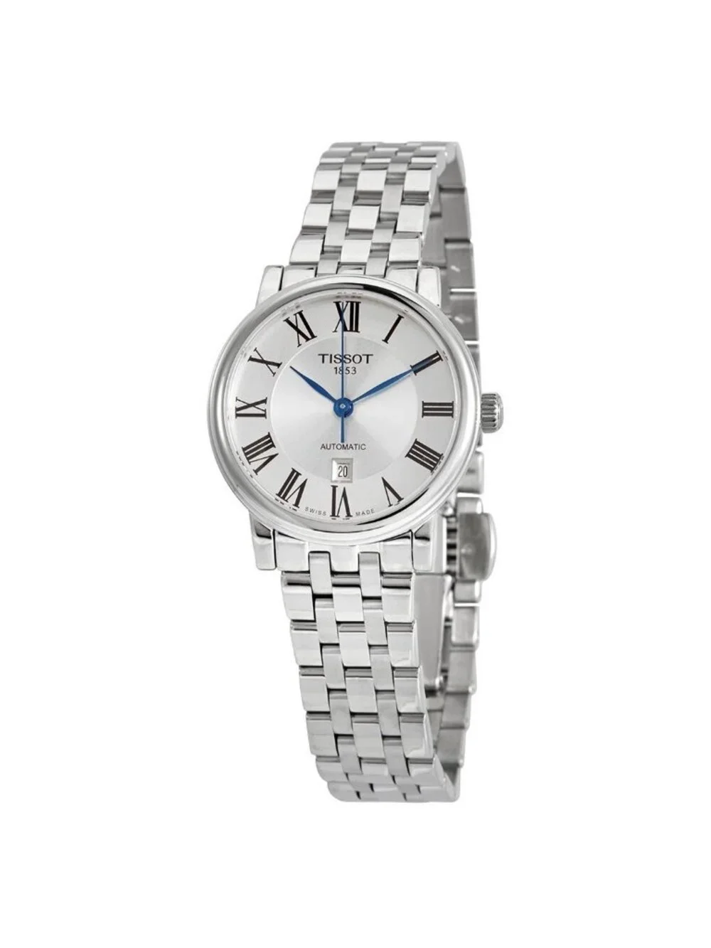 NWT Tissot T-Classic Automatic Silver Dial Ladies Watch